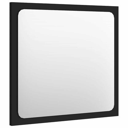 Set Mobili da Bagno 2 pz Nero in Legno Multistrato | homemem39