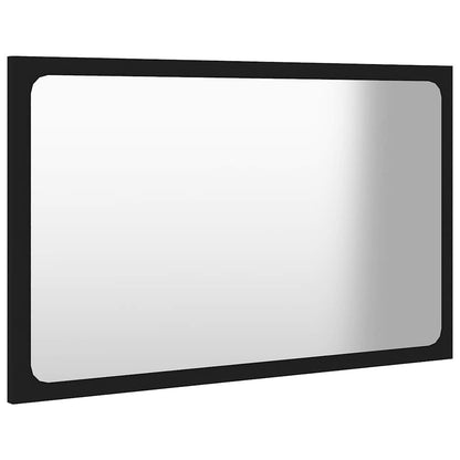 Set Mobili da Bagno 2 pz Nero in Legno Multistrato | homemem39