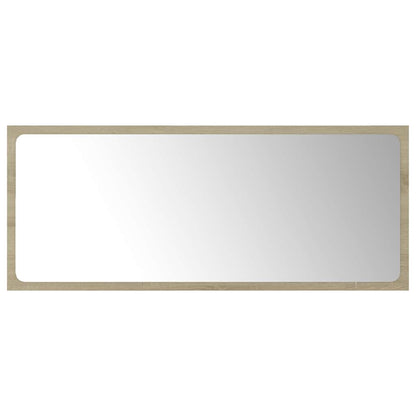 Set Mobili da Bagno 2 pz Rovere Sonoma in Legno Multistrato