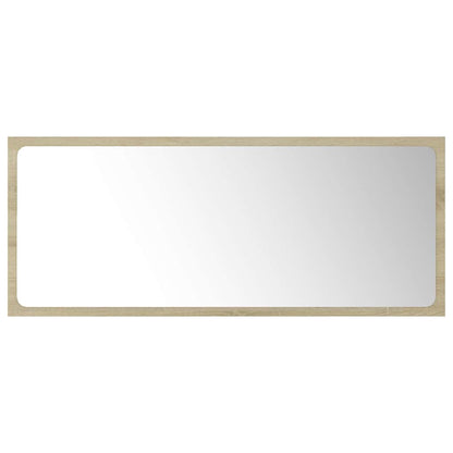 Set Mobili da Bagno 2 pz Rovere Sonoma in Legno Multistrato