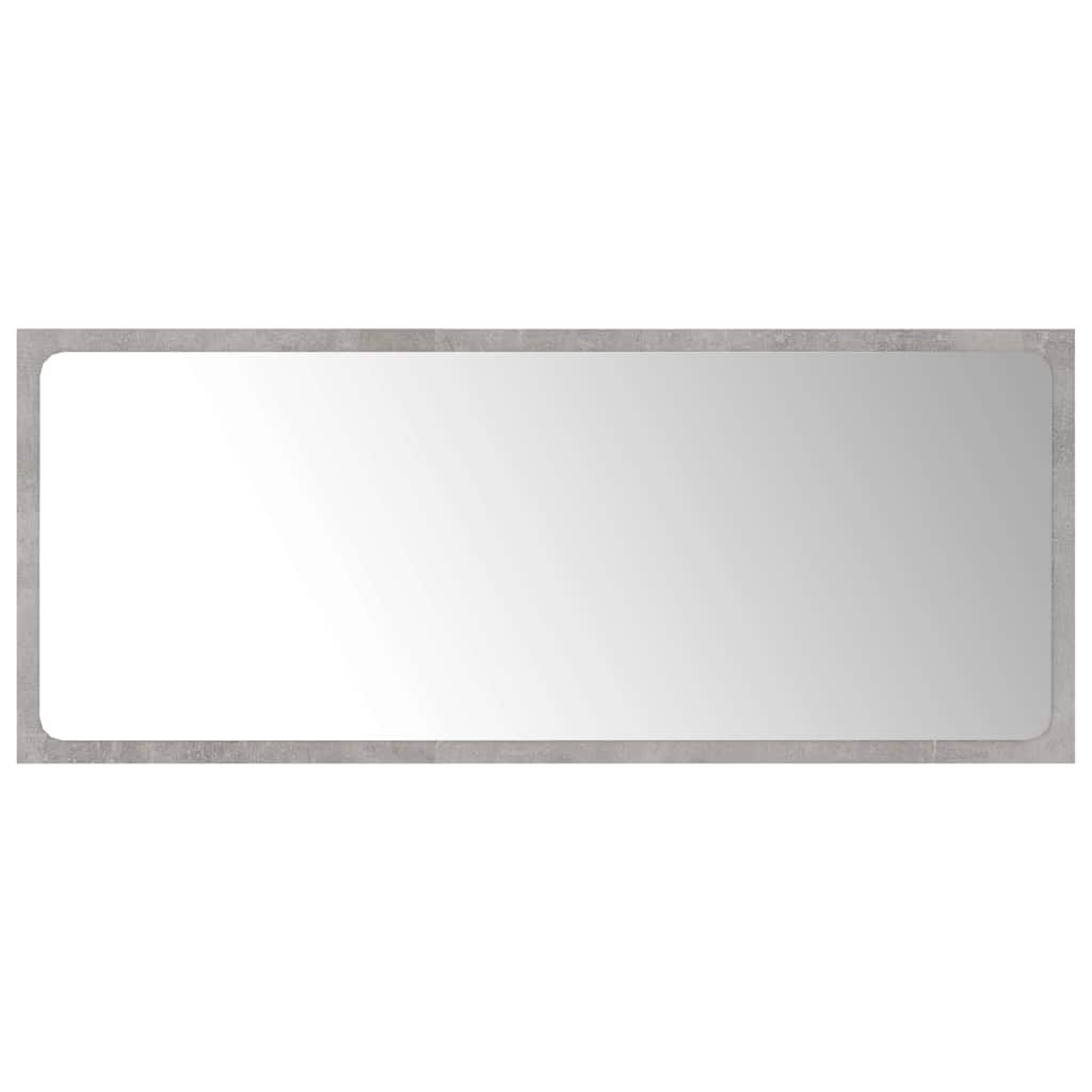 Set Mobili da Bagno 2 pz Grigio Cemento in Legno Multistrato