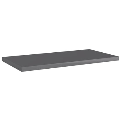 Ripiani per Libreria 8pz Grigio Lucido 40x20x1,5cm Multistrato | homemem39