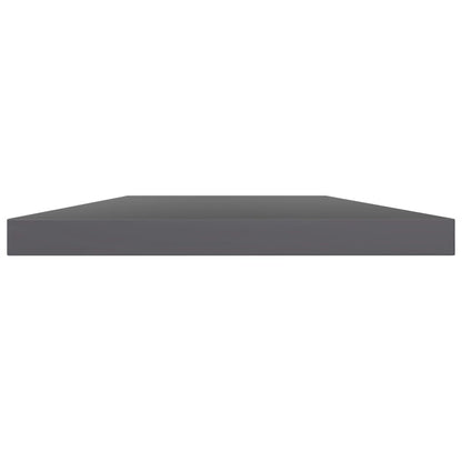 Ripiani per Libreria 8pz Grigio Lucido 40x20x1,5cm Multistrato | homemem39