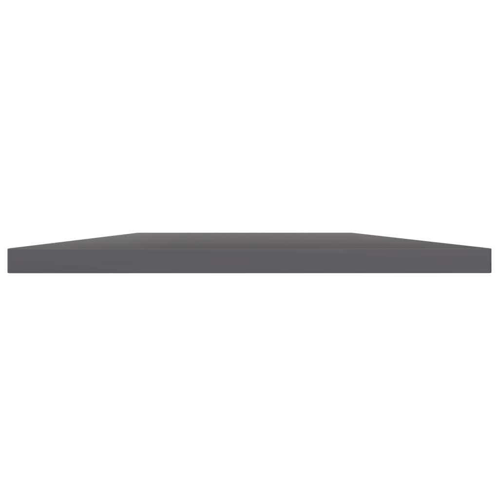Ripiani per Libreria 8pz Grigio Lucido 40x40x1,5cm Multistrato - homemem39