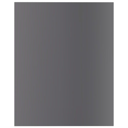 Ripiani per Libreria 8pz Grigio Lucido 40x50x1,5cm Multistrato - homemem39