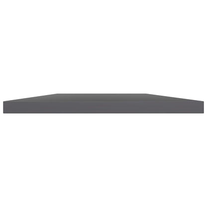 Ripiani per Libreria 4pz Grigio Lucido 60x40x1,5cm Multistrato | homemem39