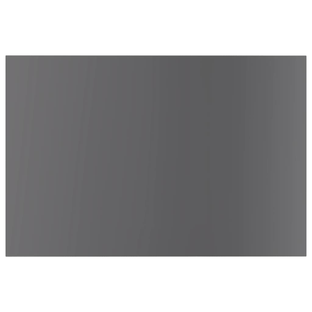 Ripiani per Libreria 4pz Grigio Lucido 60x40x1,5cm Multistrato | homemem39