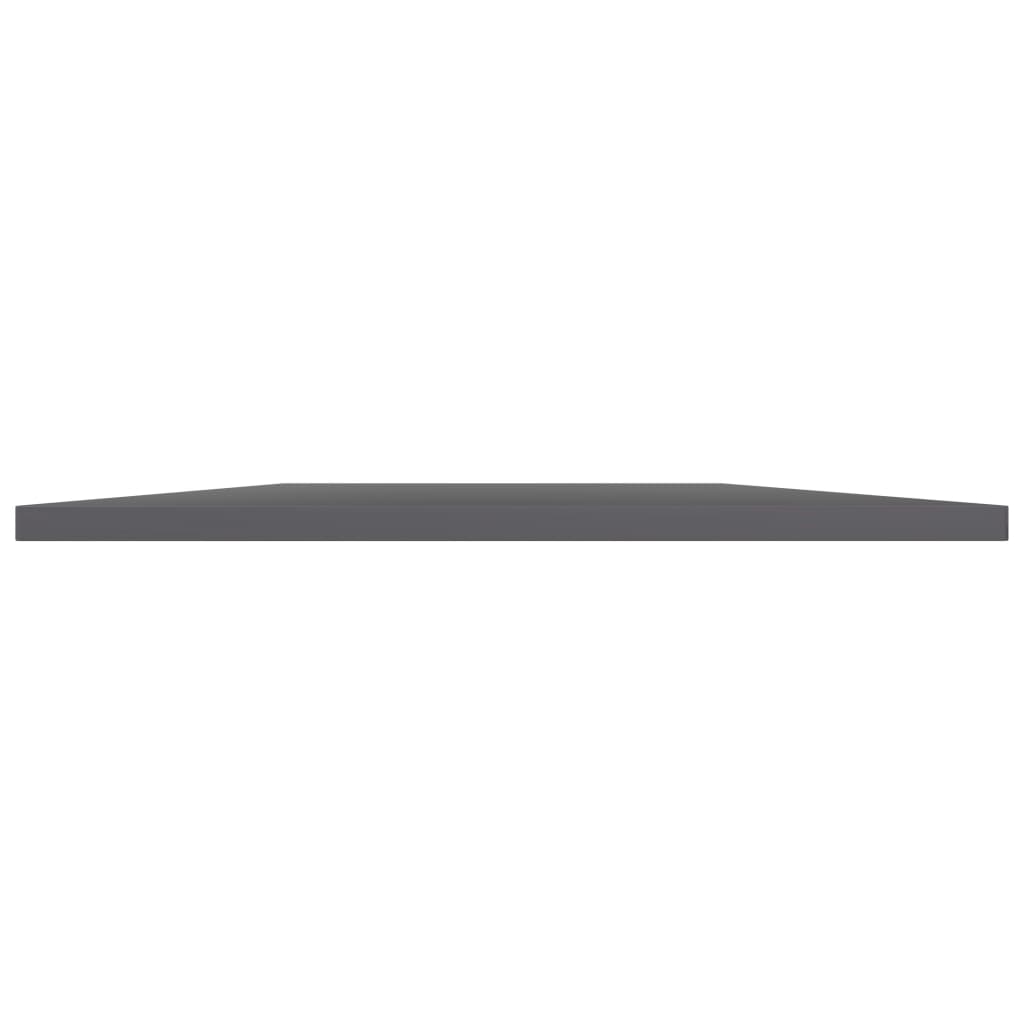 Ripiani per Libreria 8pz Grigio Lucido 60x50x1,5cm Multistrato | homemem39