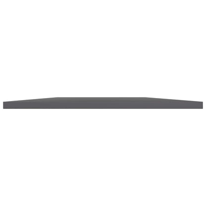 Ripiani per Libreria 8pz Grigio Lucido 60x50x1,5cm Multistrato | homemem39