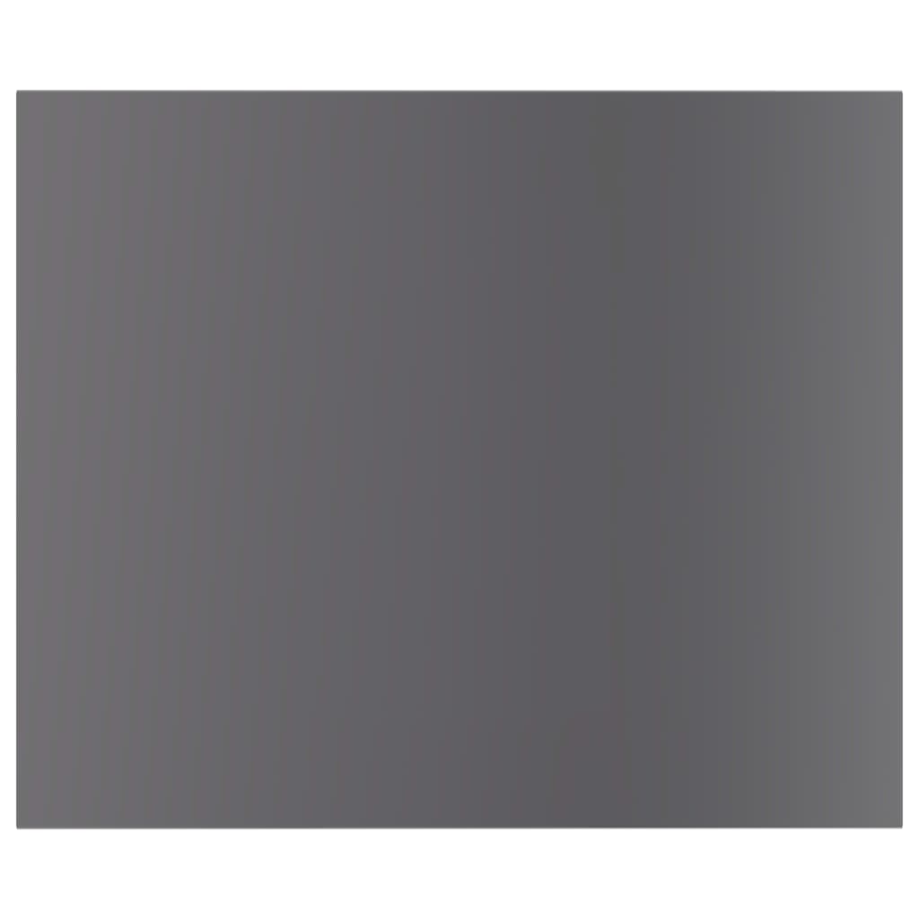 Ripiani per Libreria 8pz Grigio Lucido 60x50x1,5cm Multistrato | homemem39