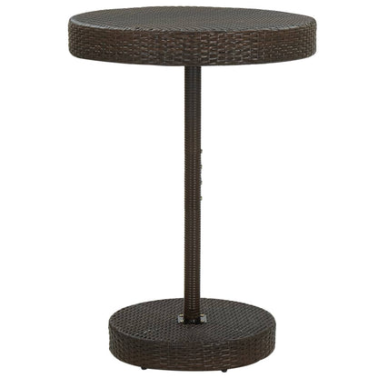 5 pc Garden Bar Set in Brown Polyrattan