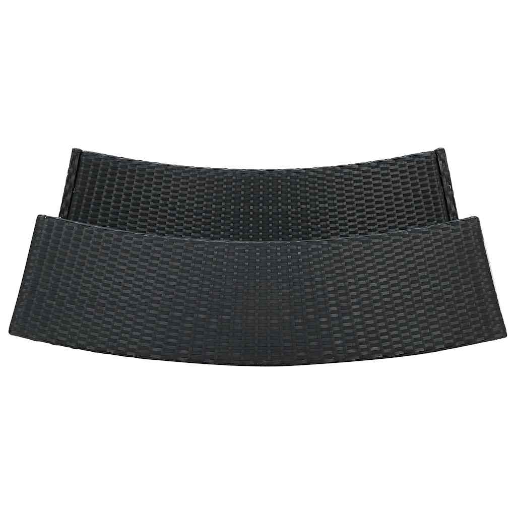 Set Bar da Giardino 3 pz con Cuscini Nero | homemem39