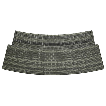 Set Bar da Giardino 3 pz Grigio - homemem39