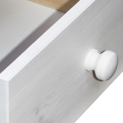 Comodino 43x34x40 cm in Legno Massello di Pino - homemem39