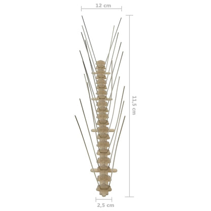 Set Dissuasori per Uccelli e Piccioni 20 pz 2 File 10 m | homemem39