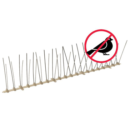 Set Dissuasori per Uccelli e Piccioni 20 pz 4 File 10 m | homemem39