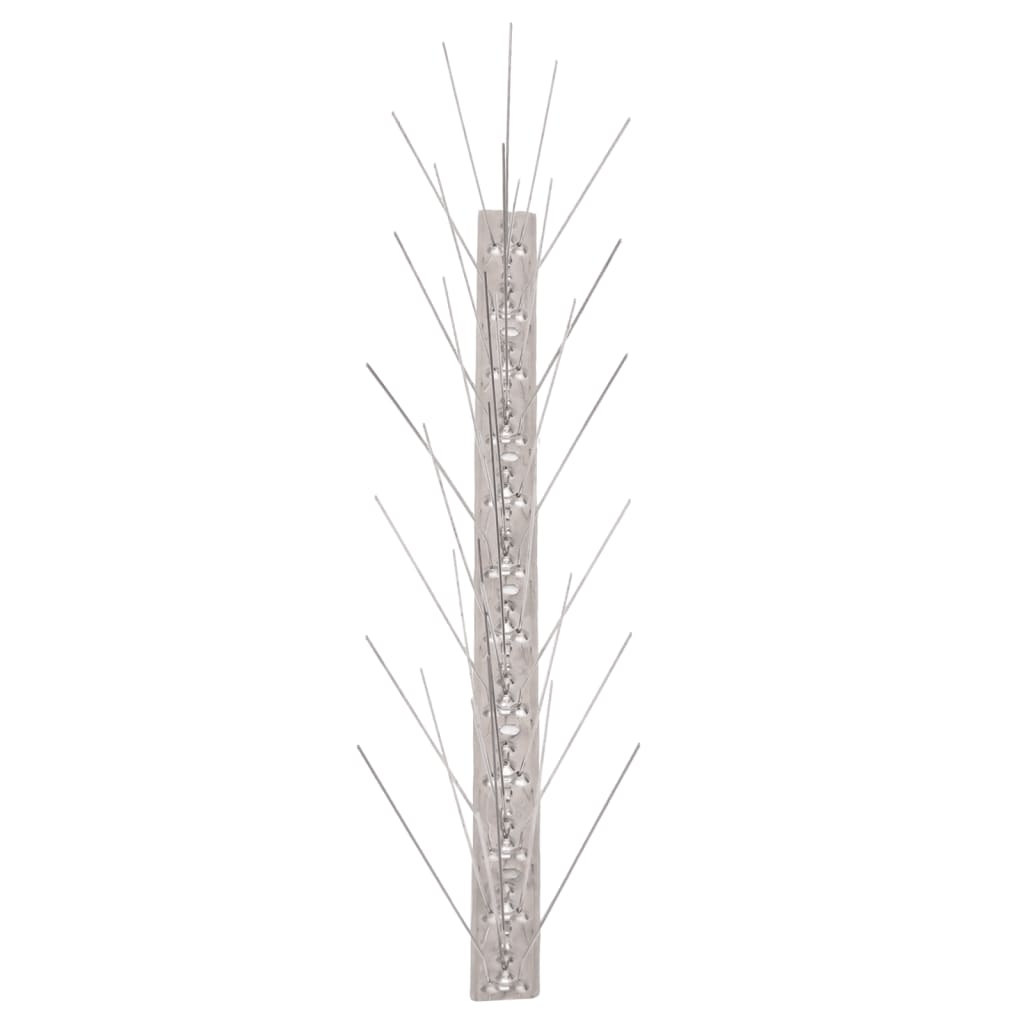 Set Dissuasori per Uccelli e Piccioni 20 pz Acciaio 5 File 10 m | homemem39