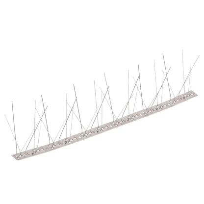 Set Dissuasori per Uccelli e Piccioni 40 pz Acciaio 5 File 20 m | homemem39