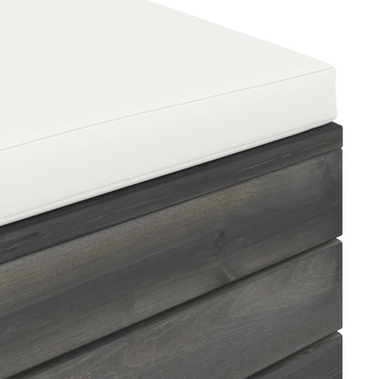 Set Divani da Giardino su Pallet 2 pz con Cuscini Massello Pino - homemem39