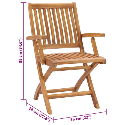 Sedie da Giardino 2 pz con Cuscini Blu Reale Massello di Teak - homemem39