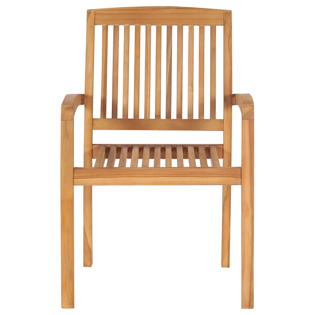 Sedie da Giardino 2 pz con Cuscini Azzurro in Teak Massello | homemem39