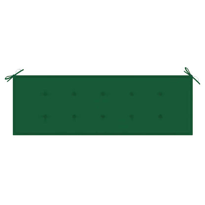 Panchina da Giardino Impilabile con Cuscino 159cm Teak Massello