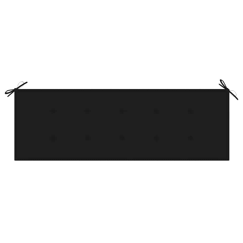 Panchina da Giardino Impilabile con Cuscino 159cm Teak Massello | homemem39