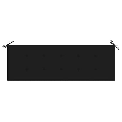 Panchina da Giardino Impilabile con Cuscino 159cm Teak Massello | homemem39