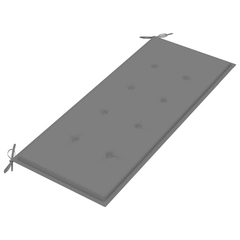 Panca da Giardino con Cuscino 120 cm in Massello di Acacia | homemem39