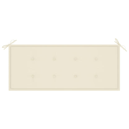 Panca da Giardino con Cuscino 120 cm in Massello di Acacia | homemem39