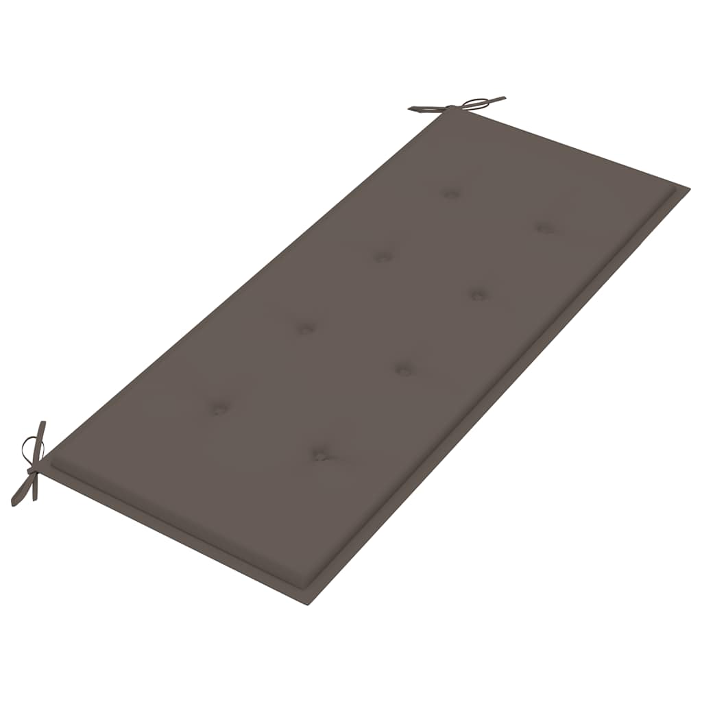Panca da Giardino con Cuscino 120 cm in Massello di Acacia | homemem39