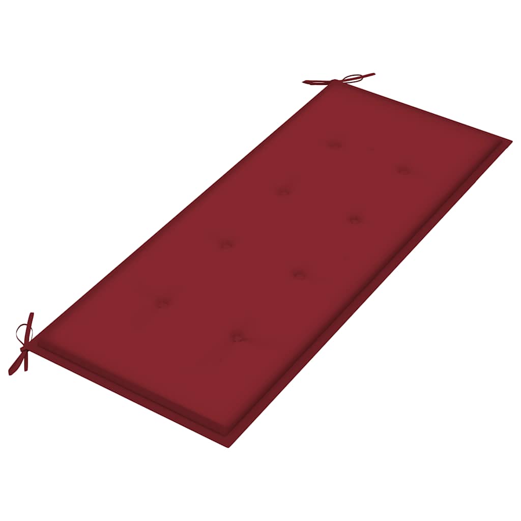 Panca da Giardino con Cuscino 120 cm in Massello di Acacia | homemem39