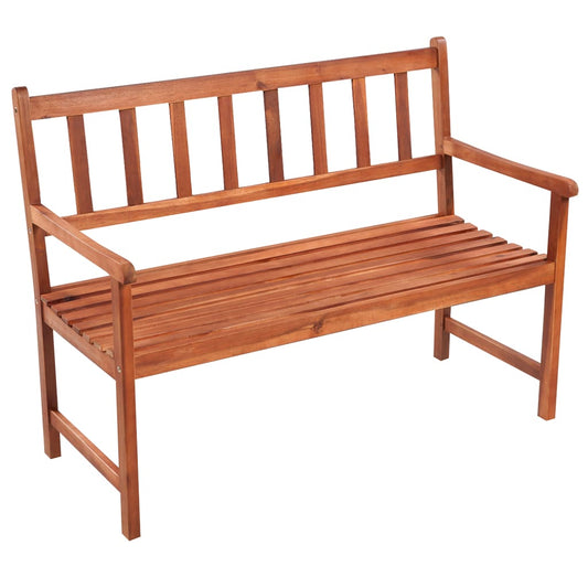 Panca da Giardino con Cuscino 120 cm in Massello di Acacia | homemem39
