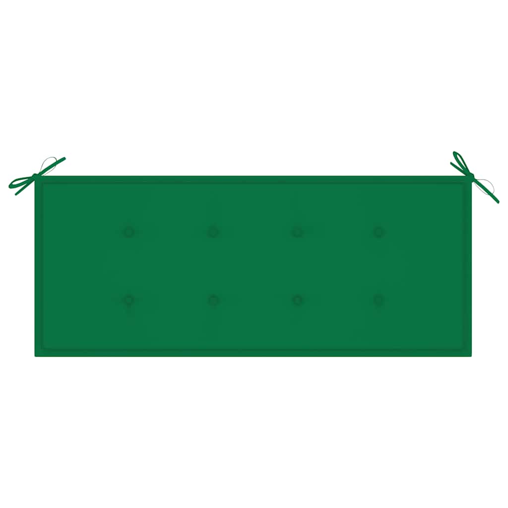 Panca da Giardino Pieghevole con Cuscino 118 cm in Bambù | homemem39