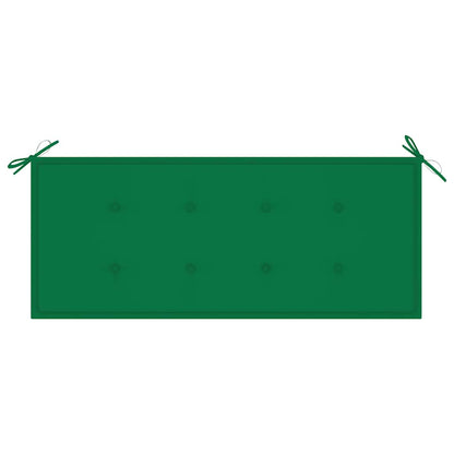 Panca da Giardino Pieghevole con Cuscino 118 cm in Bambù | homemem39