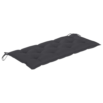 Panca da Giardino Pieghevole con Cuscino 118 cm in Bambù | homemem39