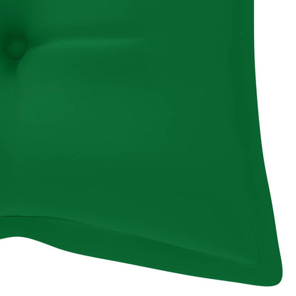 Panca da Giardino Pieghevole con Cuscino 118 cm in Bambù | homemem39