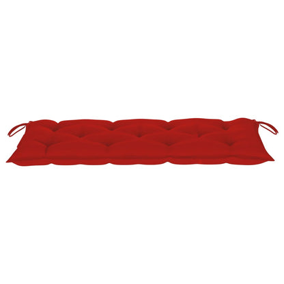 Panca da Giardino Pieghevole con Cuscino 118 cm in Bambù | homemem39