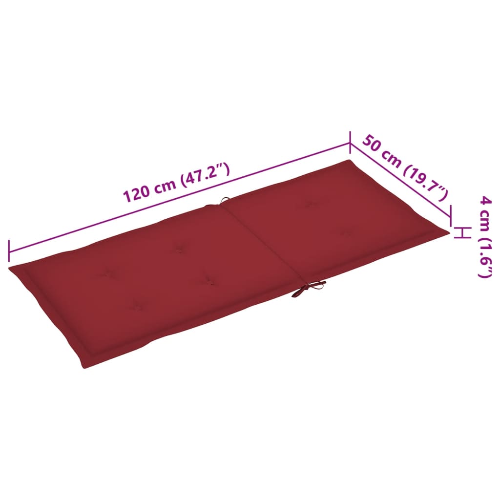 Sedia a Dondolo con Cuscino in Bambù - homemem39