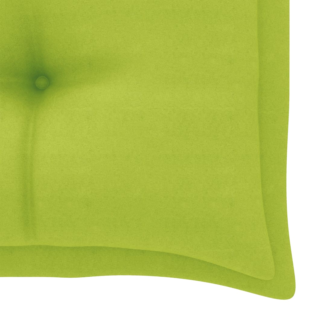 Dondolo da Giardino 2 Posti Cuscini Foglie di Palma 202cm Bambù | homemem39