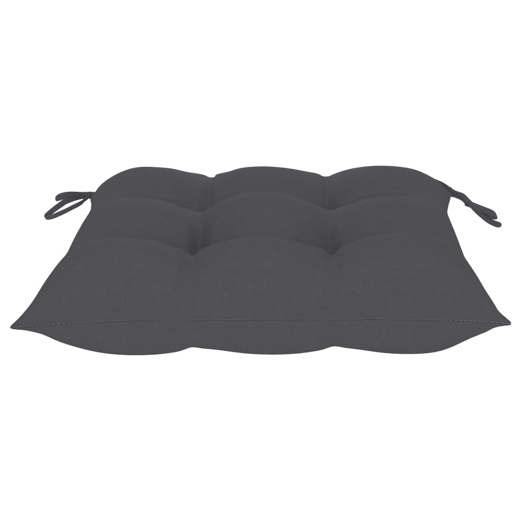 Set da Pranzo da Giardino 5 pz Pieghevole con Cuscini in Bambù | homemem39