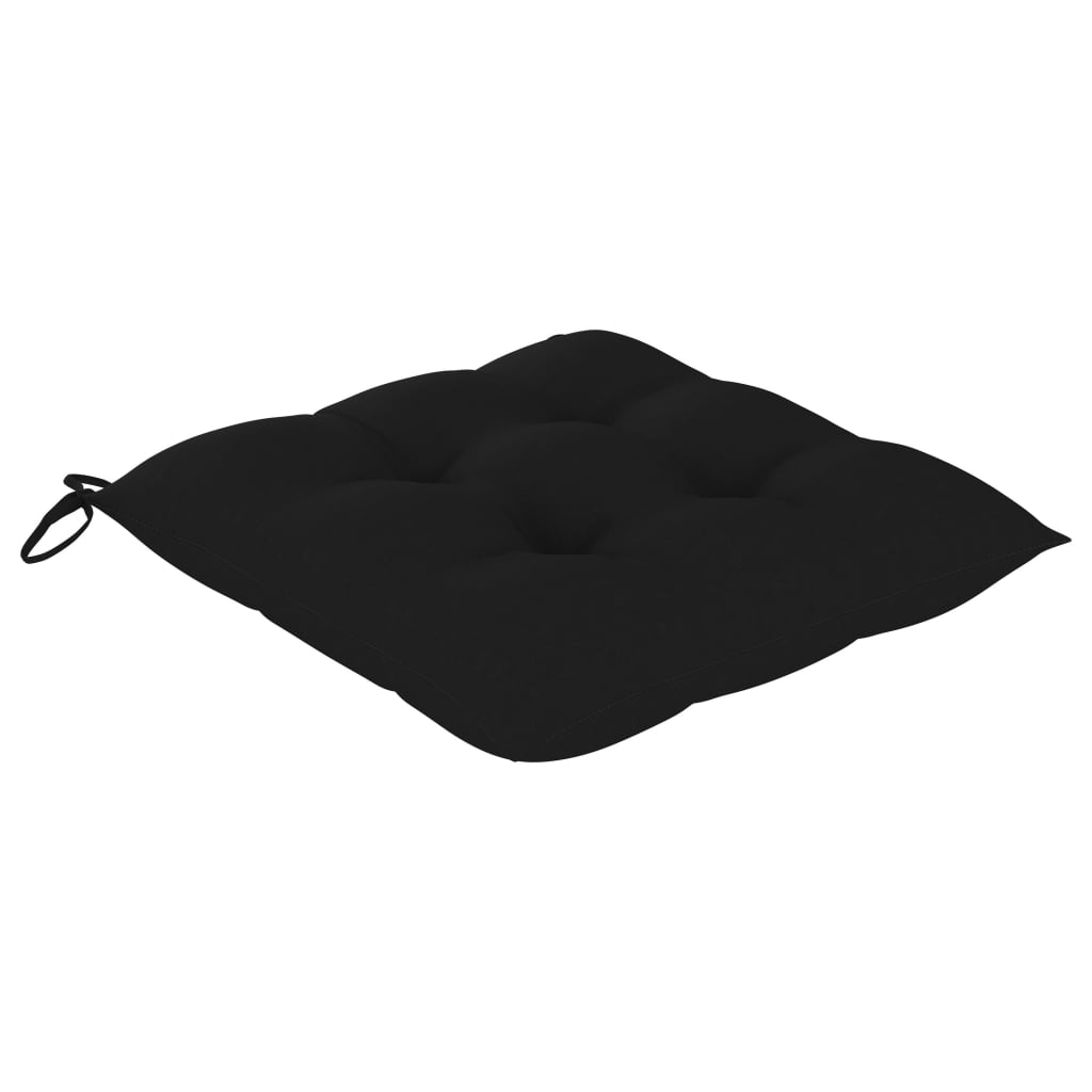 Set da Pranzo da Giardino 5 pz Pieghevole con Cuscini in Bambù | homemem39