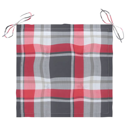 Sedie da Giardino Pieghevoli 2 pz con Cuscini in Bambù - homemem39