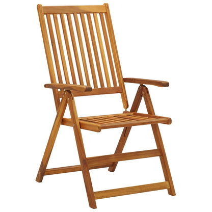 Sedie da Giardino Reclinabili 2 pz con Cuscini Massello Acacia | homemem39