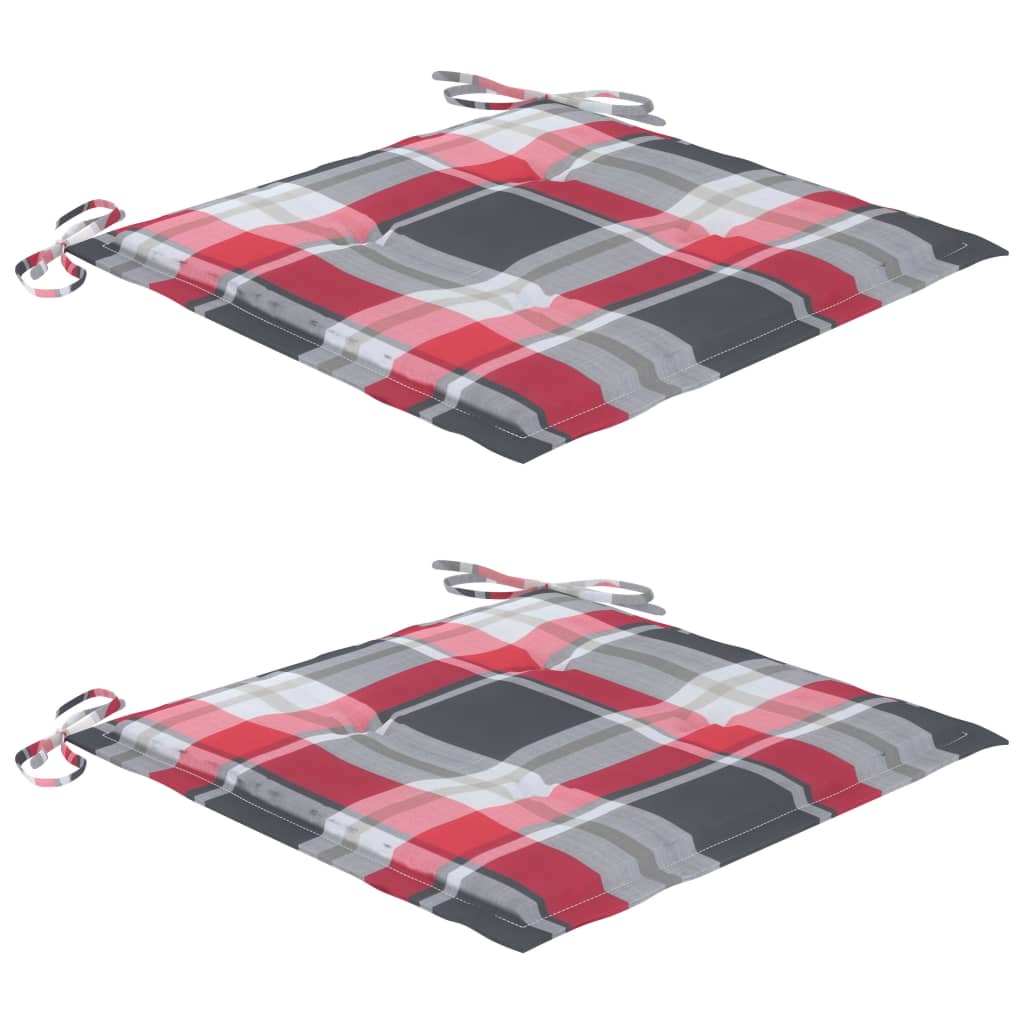 Sedie da Pranzo da Esterni con Cuscini 2 pz Massello di Acacia - homemem39