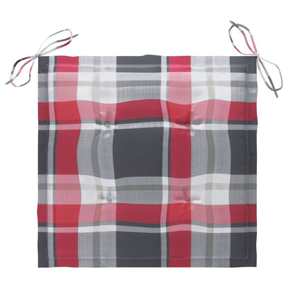 Sedie da Giardino Pieghevoli 2 pz con Cuscini Massello Acacia - homemem39