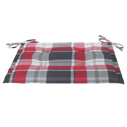 Sedie da Giardino Pieghevoli 2 pz con Cuscini Massello Acacia - homemem39