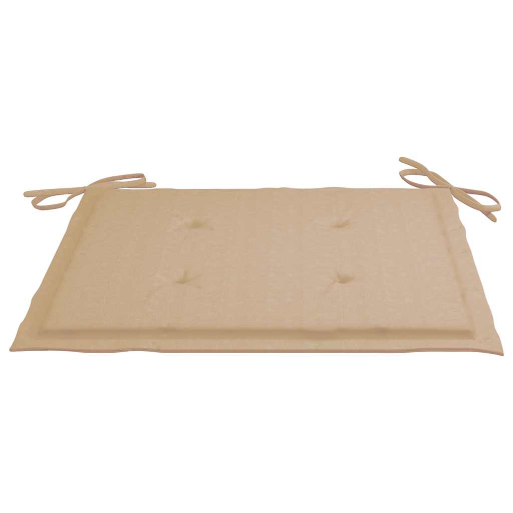 Sedie da Giardino Pieghevoli 4 pz con Cuscini Massello Acacia | homemem39
