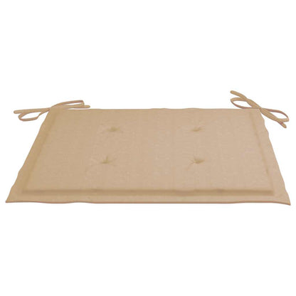 Sedie da Giardino Pieghevoli 4 pz con Cuscini Massello Acacia | homemem39