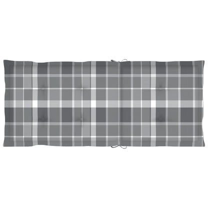 Sedie da Giardino Reclinabili 2pz con Cuscini Massello Acacia - homemem39